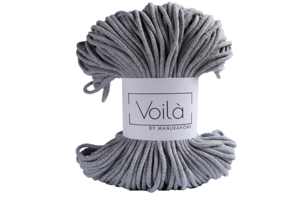 szürke 5mm zsinórfonal voilá violá voila manukahome