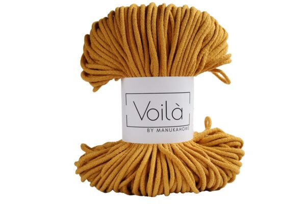 okker sárga 5mm zsinórfonal voilá violá voila manukahome