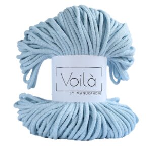 vízkék 5mm zsinórfonal voilá violá voila manukahome