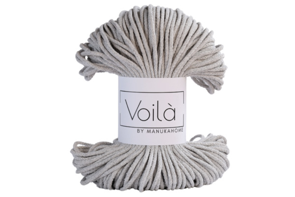 szürke 3 mm zsinórfonal voilá violá voila manukahome