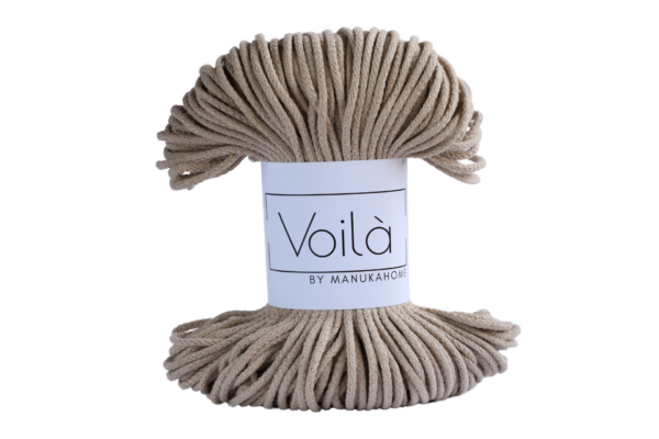 latte bézs 3 mm zsinórfonal voilá violá voila manukahome