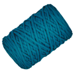 Élénk petrol 5 mm-es poliészter zsinórfonal V63