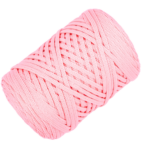 Babarózsaszín 5 mm-es poliészter zsinórfonal V30