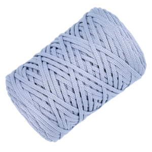 Pasztel kék 5mm poliészter zsinórfonal