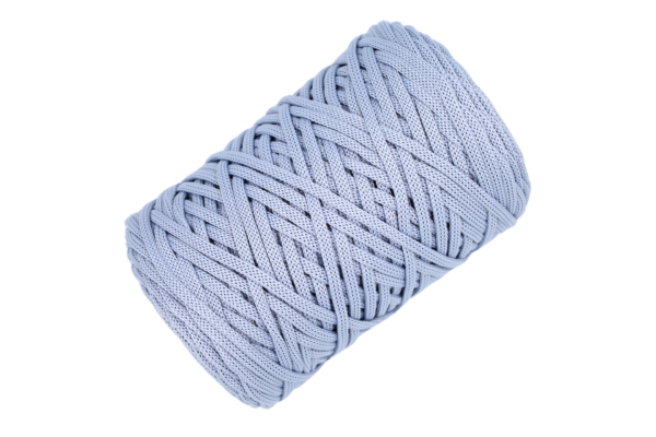 Pasztel kék 5mm poliészter zsinórfonal