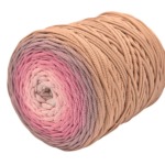 Dustyrose Plus 5 mm-es poliészter zsinórfonal ombre OM008
