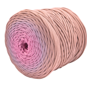 Dustyrose 5 mm-es poliészter zsinórfonal ombre