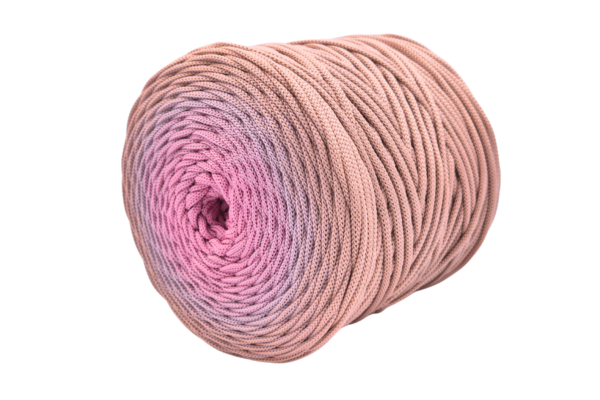 Dustyrose 5 mm-es poliészter zsinórfonal ombre Dustyrose 5 mm-es poliészter zsinórfonal ombre