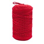 Tűzpiros 3mm-es poliészter zsinórfonal 113