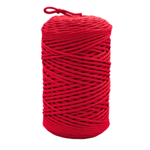 tűzpiros poliészter zsinórfonal