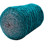 Ombre poliészter zsinórfonal szürke-smaragd OM23