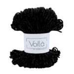 Csillogó fekete 5 mm-es zsinórfonal PG106