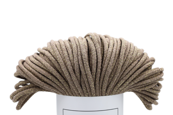 Csillogó óarany 5mm-es zsinórfonal Csillogó óarany 5mm-es zsinórfonal