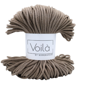 Sötét bézs zsinórfonal 5 mm