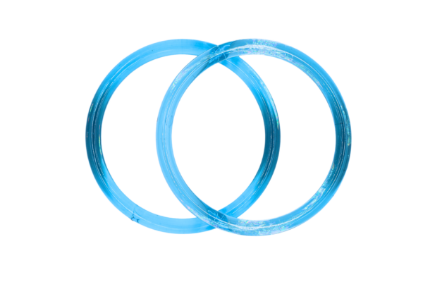 Kék karika táskafül párban