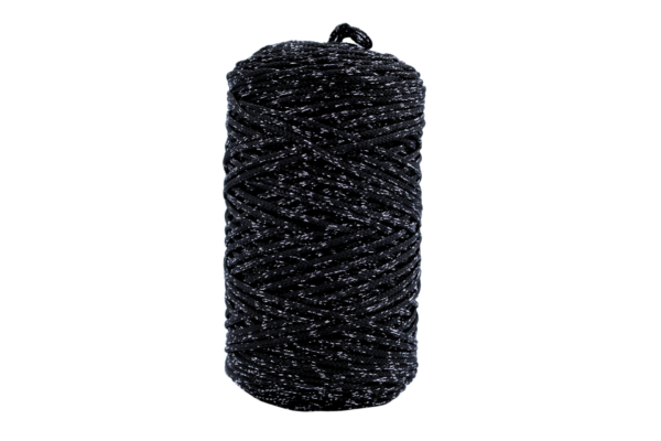 csillogó fekete poliészter zsinórfonal csillogó fekete poliészter zsinórfonal
