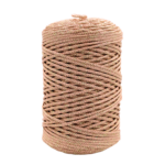 Csillogó rózsaarany 3mm-es poliészter zsinórfonal GZ137