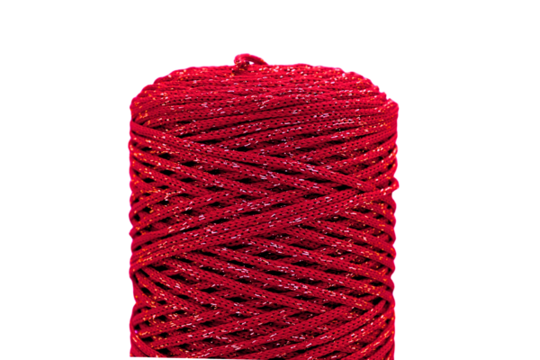 csillogó tűzpiros poliészter zsinórfonal csillogó tűzpiros poliészter zsinórfonal