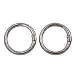 Nyitható rugós fémkarika - 1pár