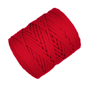Piros poliészter zsinórfonal