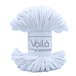 Csillogó gyöngyfehér 3mm-es zsinórfonal PG101