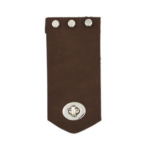 Nubuk sötétbarna táskafedél