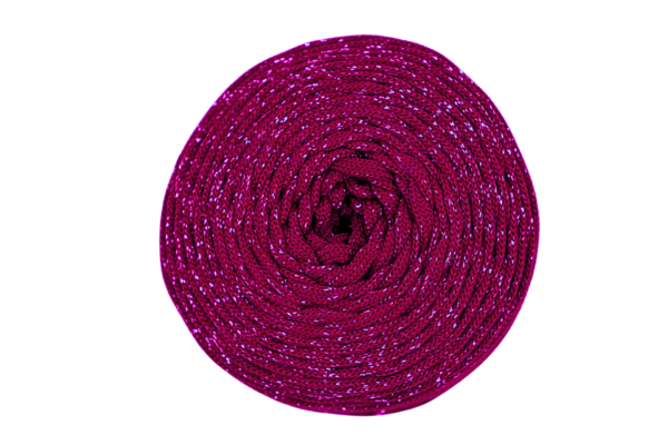 Csillogó bordó poliészter zsinórfonal Csillogó bordó poliészter zsinórfonal