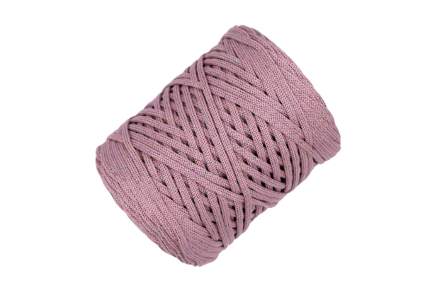 Csillogó vintage rózsa poliészter zsinórfonal Csillogó vintage rózsa poliészter zsinórfonal