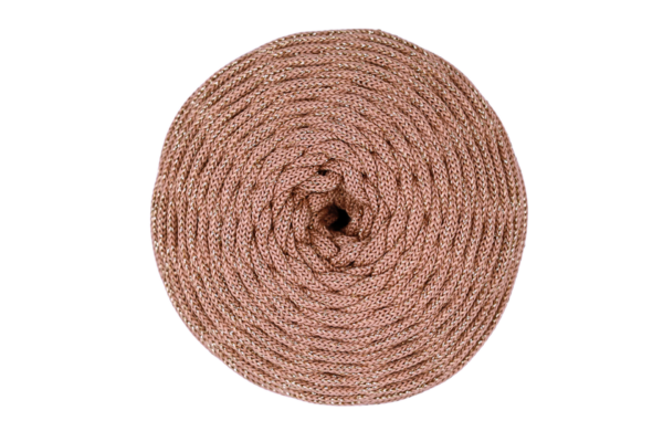 Csillogó rózsaarany zsinórfonal Csillogó rózsaarany zsinórfonal