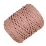 Csillogó rózsaarany 5 mm-es poliészter zsinórfonal CS29