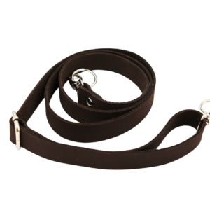 Nubuk sötétbarna táskapánt