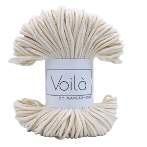 Csillogó krémgyöngy 3mm-es zsinórfonal