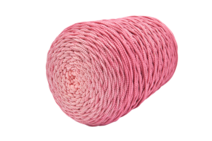 Ombre poliészter zsinórfonal lágy rózsa