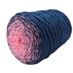 Ombre poliészter zsinórfonal rózsa-kék OM43-3mm