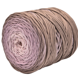Dustyrose light 5 mm-es poliészter zsinórfonal ombre PIMOtki OM007