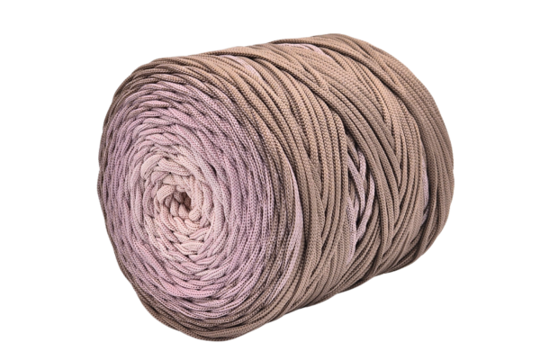 Dustyrose light 5 mm-es poliészter zsinórfonal ombre PIMOtki OM007