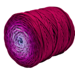 Burgundy 5 mm-es poliészter zsinórfonal ombre PIMOtki OM012