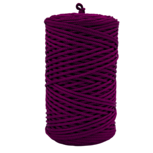 Burgundy 3mm-es poliészter zsinórfonal 188