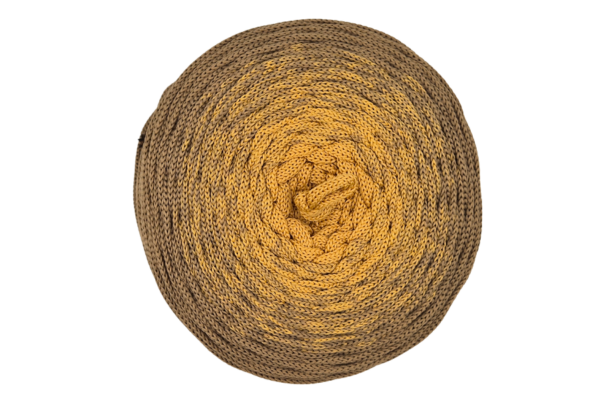 MILA 5mm-es ombre zsinórfonal méz-föld POM104