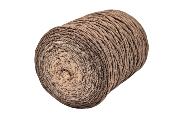 MILA 5mm-es ombre zsinórfonal nude-mokka POM102