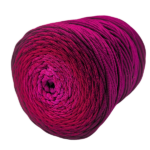 Burgundy dark 5 mm-es poliészter zsinórfonal ombre PIMOtki OM013